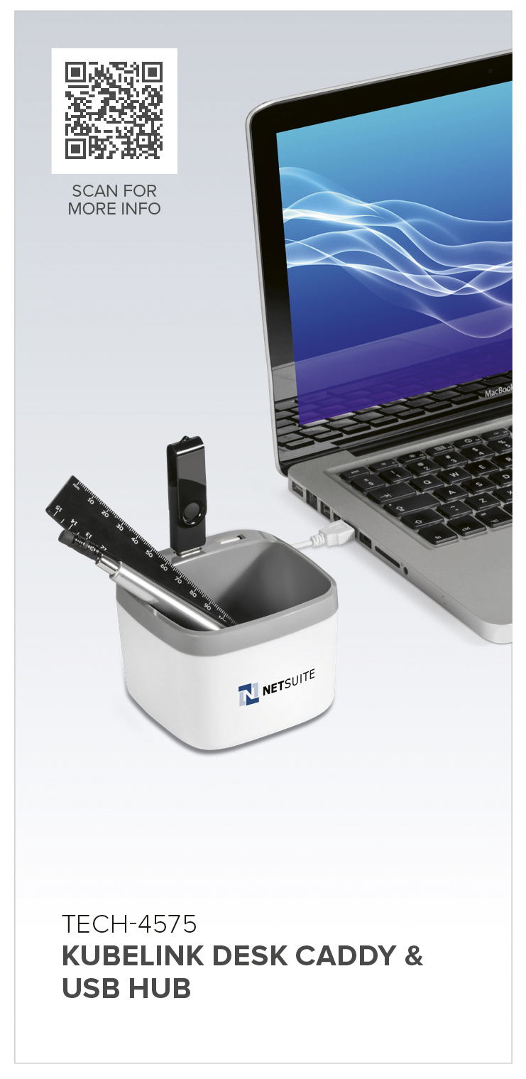 TECH-4575 - Kubelink Desk Caddy & USB Hub - Catalogue Image